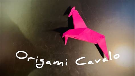 Origami Cavalo Formação Pedagógica em Artes Visuais YouTube