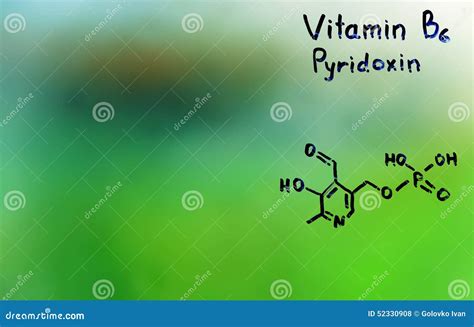 Vitamin B9, Formula, Vitamins Stock Photography | CartoonDealer.com ...
