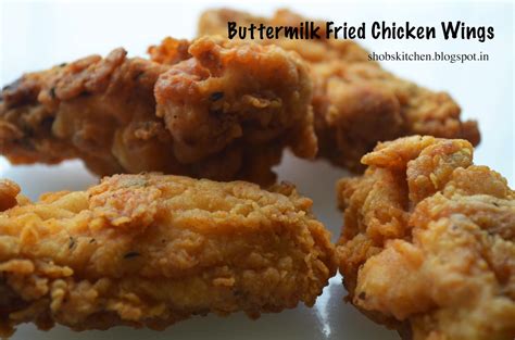 Buttermilk Fried Chicken Wings - ShobsKitchen