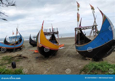 Shampan A Fishing Boat In Bangladesh Stock Image Image Of Island