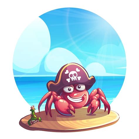 Crab Pirate Vectors And Illustrations For Free Download Freepik