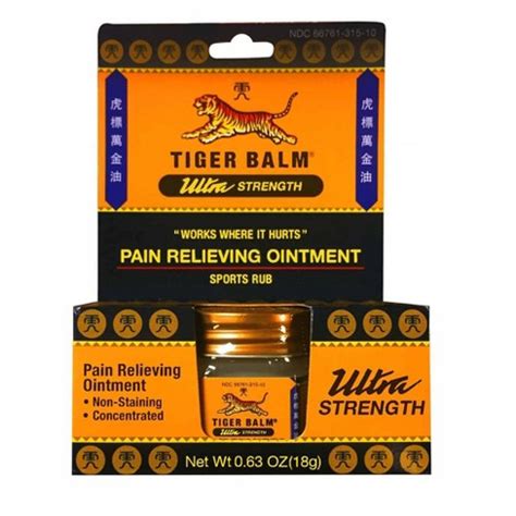 Tiger Balm Ultra Strength Ointment - 0.63oz : Target