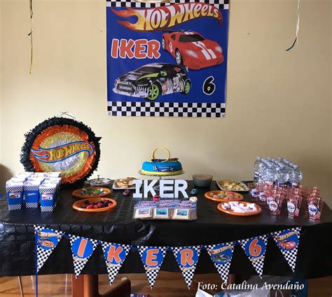 Baby Nina Fiestas Kit cumpleaños Hot wheels Iker