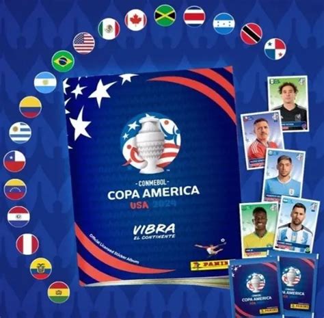 Álbum Copa América 2024 + 10 Sobres (panini) en venta en Capital