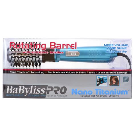 BaBylissPRO Nano Titanium Rotating Hot Air Brush MartDiscover