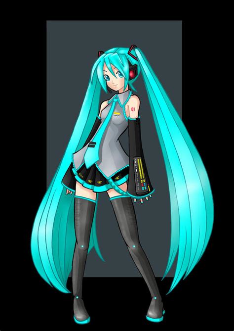 Hatsune Miku Commission By Nightwing1975 On Deviantart
