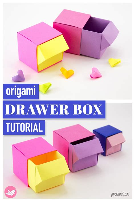 Origami Drawer Box Tutorial Artofit