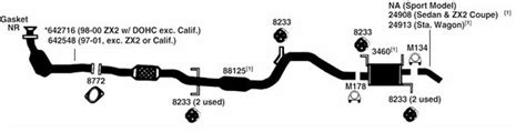 2001 Ford Ranger Exhaust System Diagram