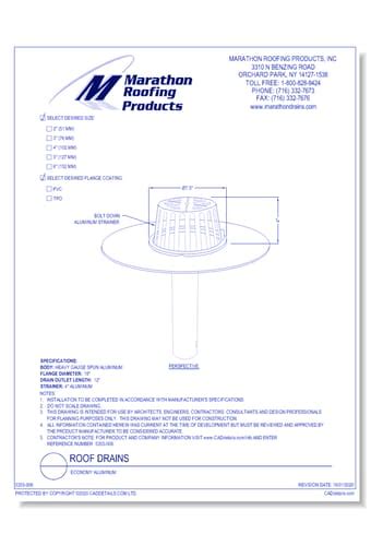 Roof Drains Marathon Roofing Products Inc Caddetails