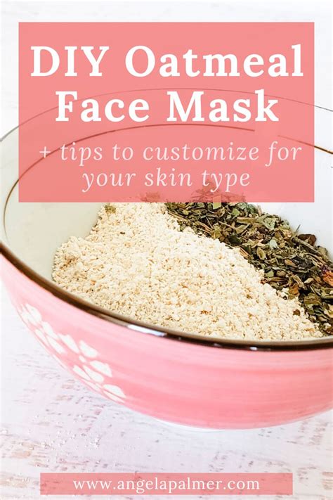 Diy Oatmeal Face Mask Recipe Diy Oatmeal Homemade Skin Care Recipes Oatmeal Face Mask Recipe