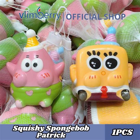Jual Mainan Squishy Model Karakter Spongebob Patrick Aneka Squishy