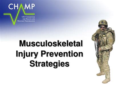 Ppt Musculoskeletal Health And Injury Prevention Powerpoint