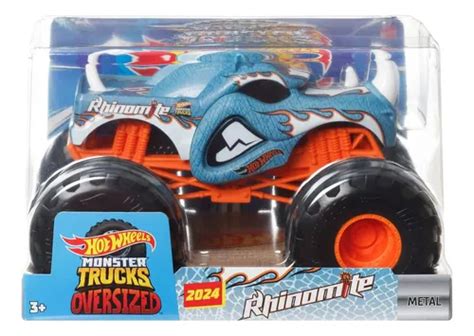 Hot Wheels Monster Trucks Gigante Rhinomite Rinoceronte Parcelamento Sem Juros
