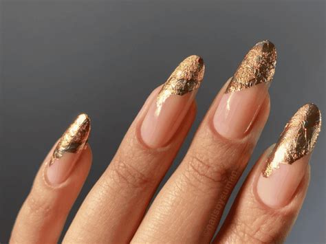 Top 19 Gold Foil Nail Designs You Cant Miss In 2024