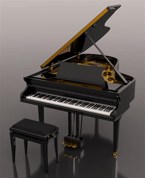 Artstation Grand Piano 3d Model