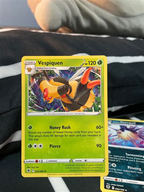 Vespiquen Pokemon Card, Hobbies & Toys, Toys & Games on Carousell