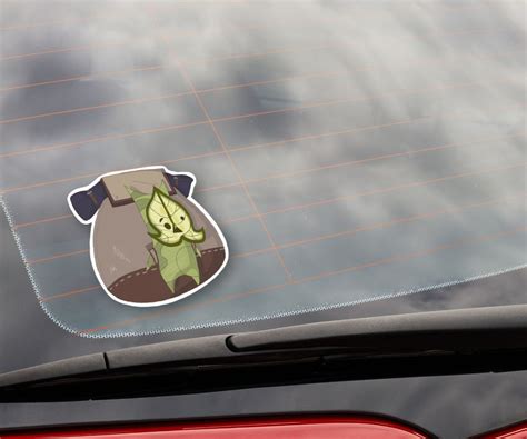 Korok With Backpack Sticker Totk Inspired Korok Sticker Botw