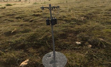 Old Electric Pole 3d Model Cgtrader