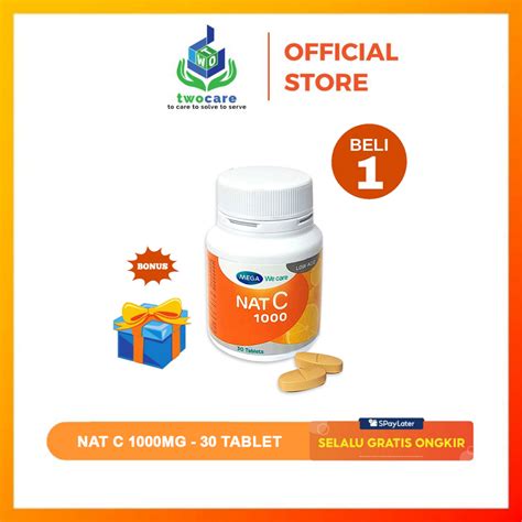 Jual Mega We Care Nat C Mg Tablet Vitamin C Daya Tahan Tubuh