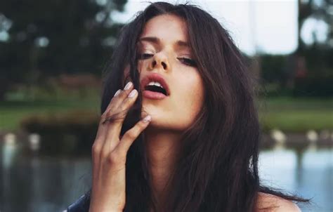 Wallpaper Look Girl Hair Brunette Beautiful For Mobile And Desktop