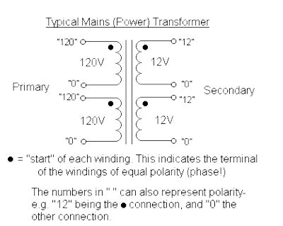 Варианты соединений обмоток силового трансформатора - Электропортал