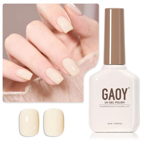 Gaoy Jelly Nude Esmalte De U As En Gel Onzas L Quidas Esmalte De Gel Transl Cido Blanco