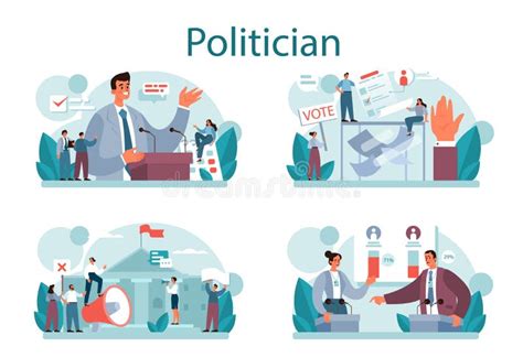 Concepto Político Idea De Elección Y Gobernanza Democrática