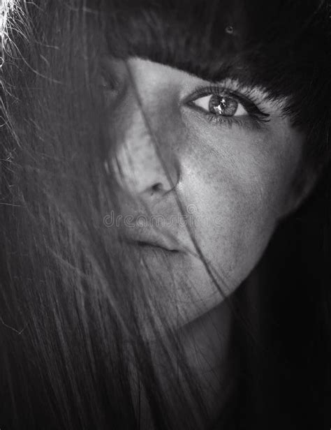 Nude Portrait Of A Man With Autism Who Demonstrates His Physical Muscle Strength Stock Image