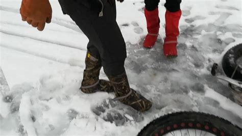 Вело-бахилы сшитые на заказ - YouTube