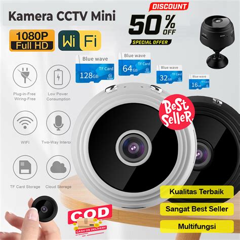 jual cctv mini wireless  mini camera wifi hd p micro kamera kecil