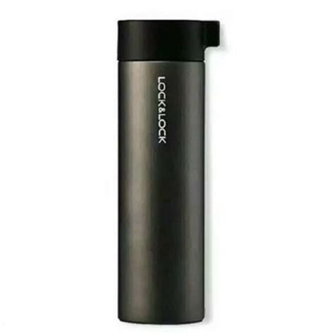 Promo Lock N Lock Knob Tumbler Ml Locknlock Termos Hot Cool Panas Dingin Baru Hitam Diskon