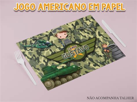 Jogo Americano De Papel Para Imprimir - 8