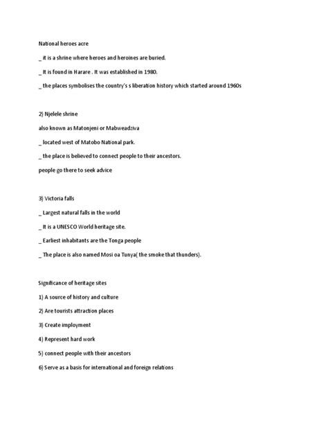 National Heroes Pdf