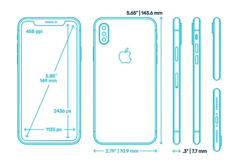 Apple iPhone 12 Mini (14th Gen) Dimensions & Drawings | Dimensions.com