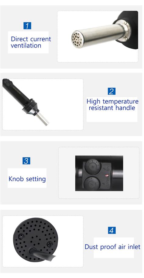Buy Adjustable Portable Hot Air Gun Desoldering Soldering Station Online In India At