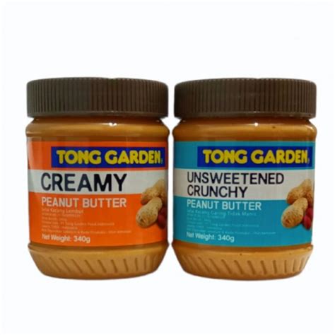 Jual TONG GARDEN Peanut Butter Selai Kacang 340 G Halal Shopee Indonesia