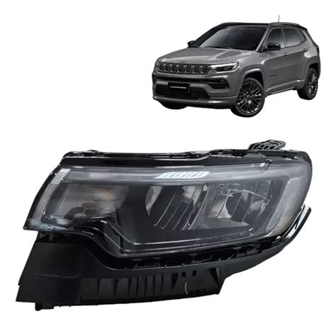 Farol Jeep Compass Esquerdo Led Original Parcelamento