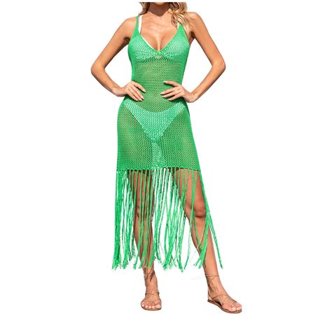 Gakvbuo Summer Beach Cover Up Dress For Women Swimwear Bikini Bathing Suit Coverups Womens