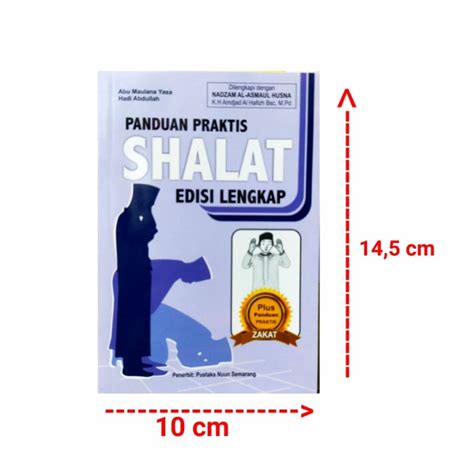 Jual Buku Panduan Praktis Shalat Edisi Lengkap Hvs Ukuran Cmx Cm