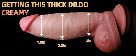 Amazon Realistic Huge Thick Girthy Dildo Big Giant Curved Dildo With Suction Cup Soft