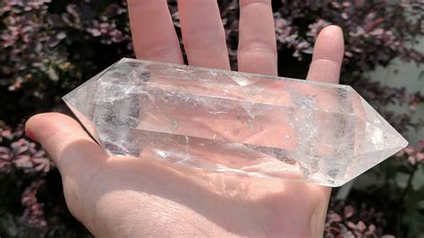 Quartz Crystal With Double Terminated Points Mineral Specimen Quartz