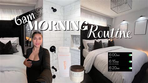 My 6am Morning Routine ☾ Productive And Healthy Habits Youtube