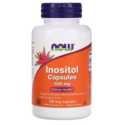 Now Foods Inositol 500 Mg 100 Capsules Shopee Malaysia