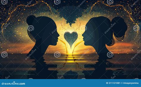 Interconnected Souls in Spiritual Synergy Stock Image - Image of ...
