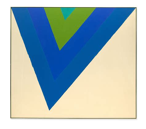 Kenneth Noland Shaped Canvas