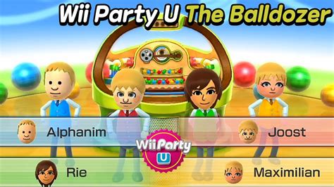 Wii Party U The Balldozer Master Alphanim Vs Joost Vs Rie Vs