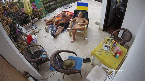 Watch Naked People Ally And Ari Naked Relaxing On Balcony Sep23 23 Naked People With Verh