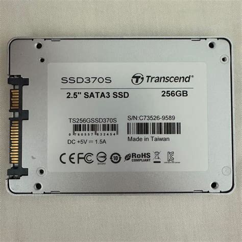 Yahoo!オークション - Transcend TS256GSSD370S 2.5inch SSD SATA 256GB ③