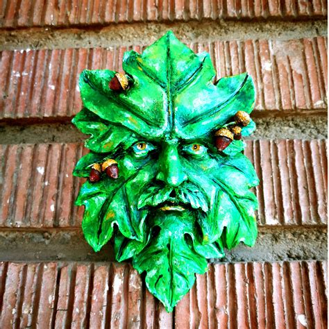 Green Man Greenman Etsy