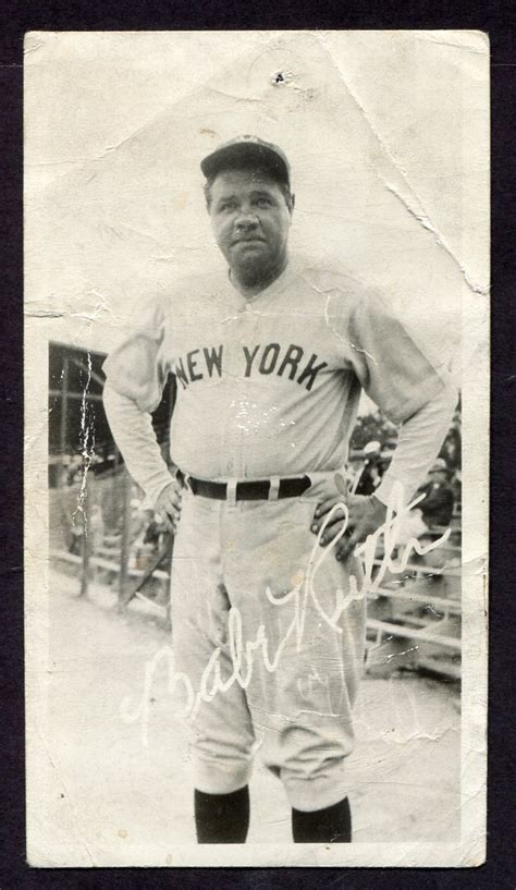 Lot Detail S Babe Ruth Photo Premium